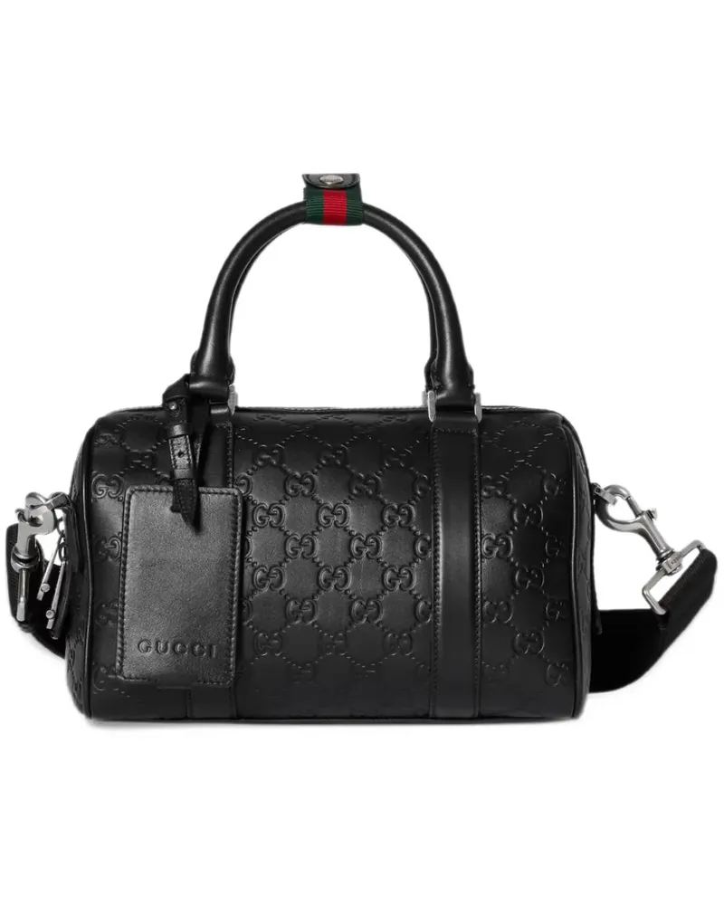 Gucci Kleine Reisetasche mit GG - Schwarz Schwarz