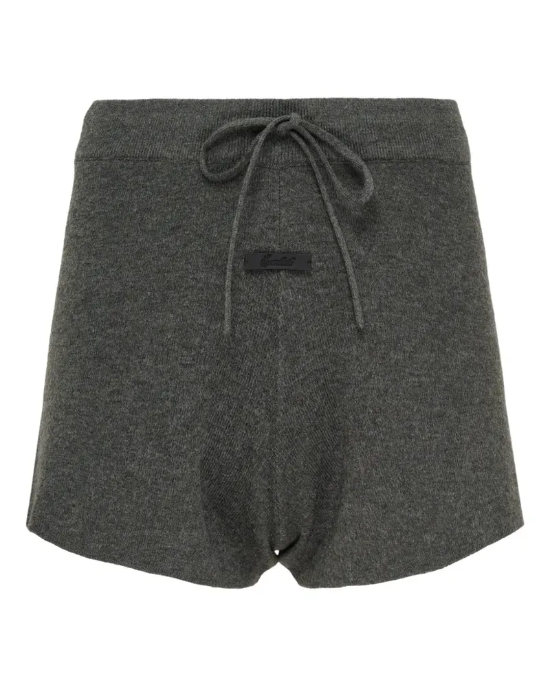 Fear of God Essentials logo-patch shorts - Grau Grau