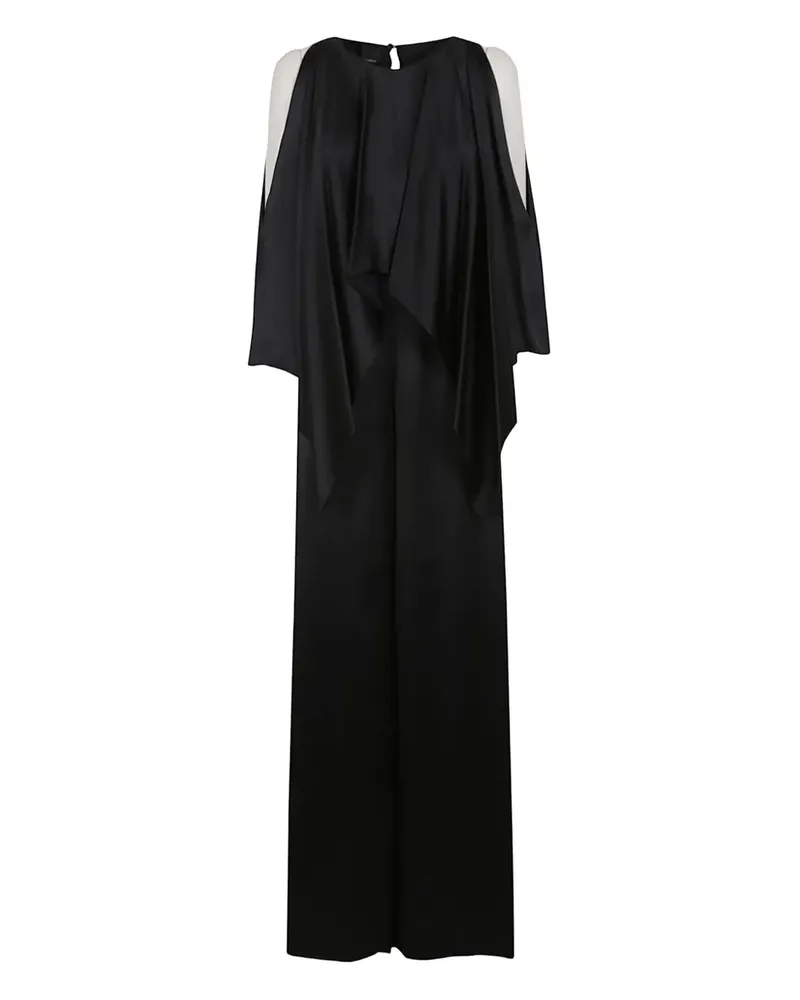 Pinko Maxikleid im Layering-Look - Schwarz Schwarz