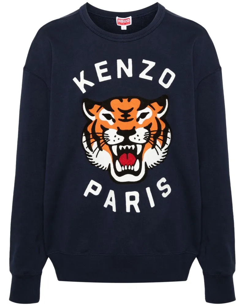 Kenzo Lucky Tiger Sweatshirt - Blau Blau