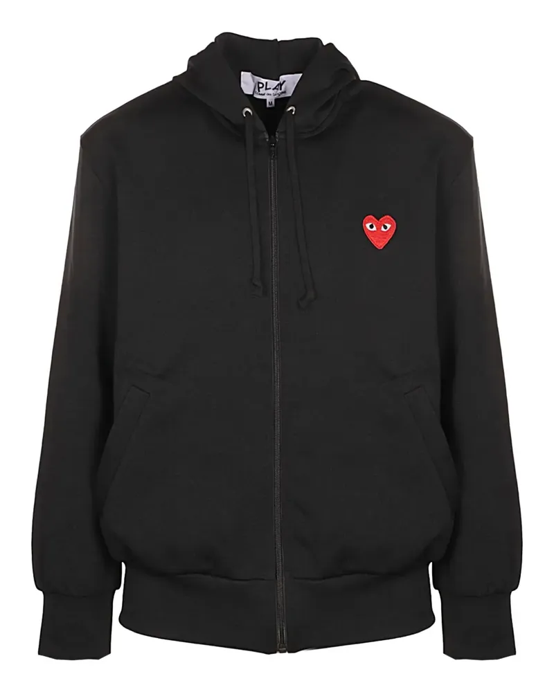 Comme des Garçons Sweatshirt mit Logo-Patch - Schwarz Schwarz
