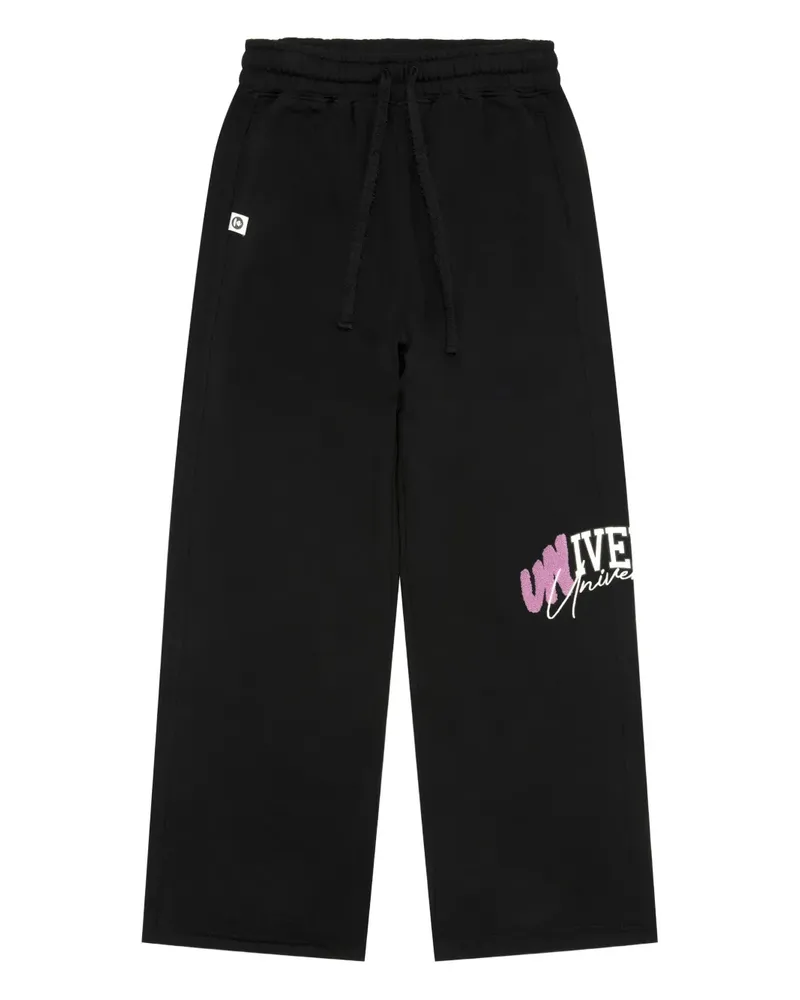 BAPE Fleece-Jogginghose mit Logo-Stickerei - Schwarz Schwarz