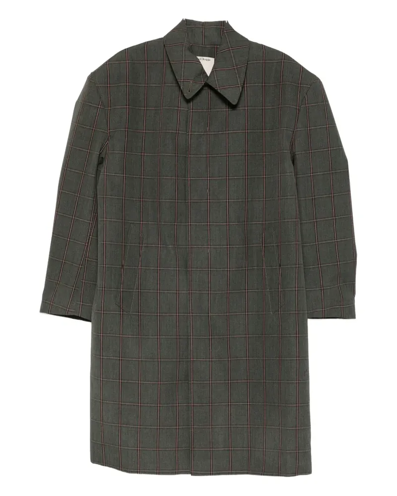 Meryll Rogge Karierter Mantel - Grün Grün