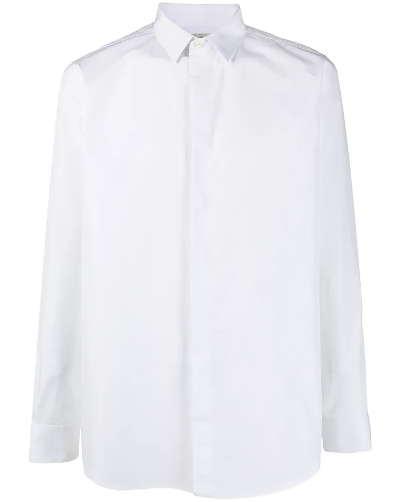 Saint Laurent Popeline-Hemd - Weiß Weiß