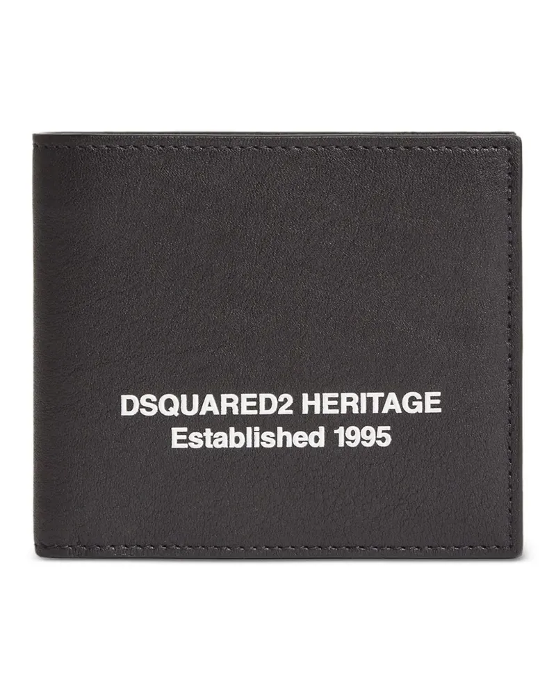 Dsquared2 Klassisches Portemonnaie - Schwarz Schwarz