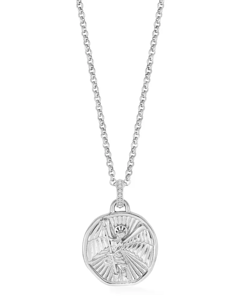 Dower & Hall St. Michael Talisman Halskette - Silber Silber