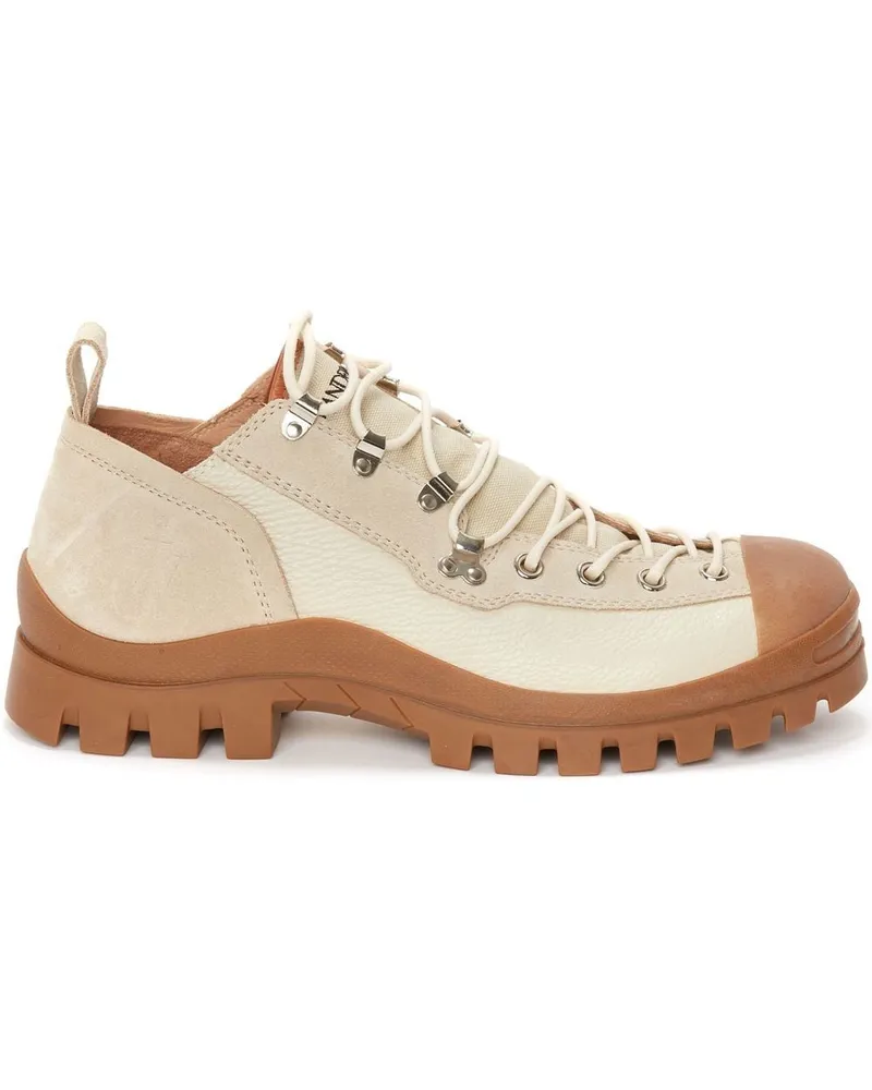 J.W.Anderson Schnürschuhe mit Logo-Stickerei - Nude Nude