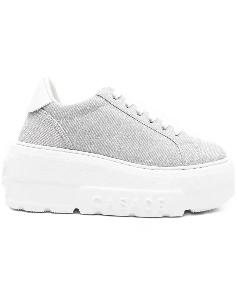 Casadei Nexus Cas25 Sneakers mit Plateausohle - Silber Silber