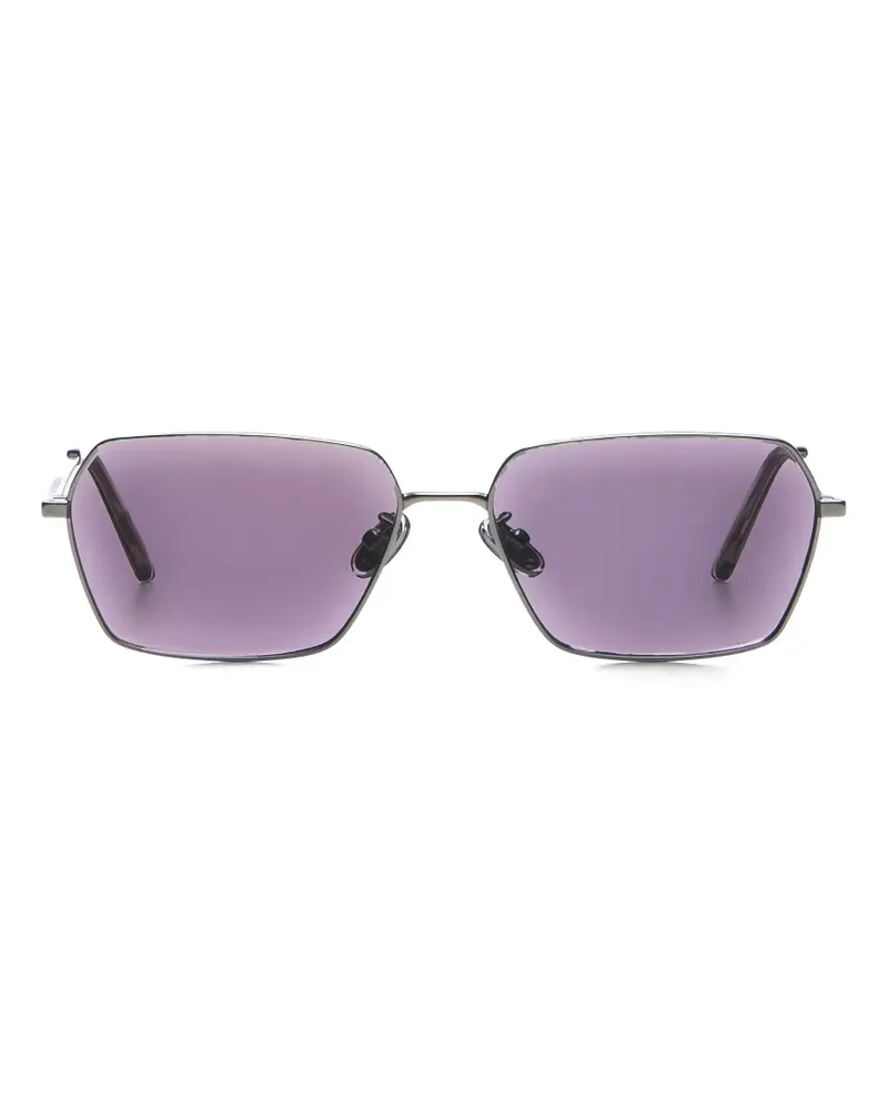 RETROSUPERFUTURE Balarm Sonnenbrille mit geometrischem Gestell - Grau Grau