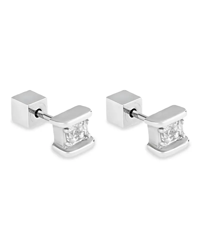 IVI Collection Mini Iris Ohrstecker - Silber Silber