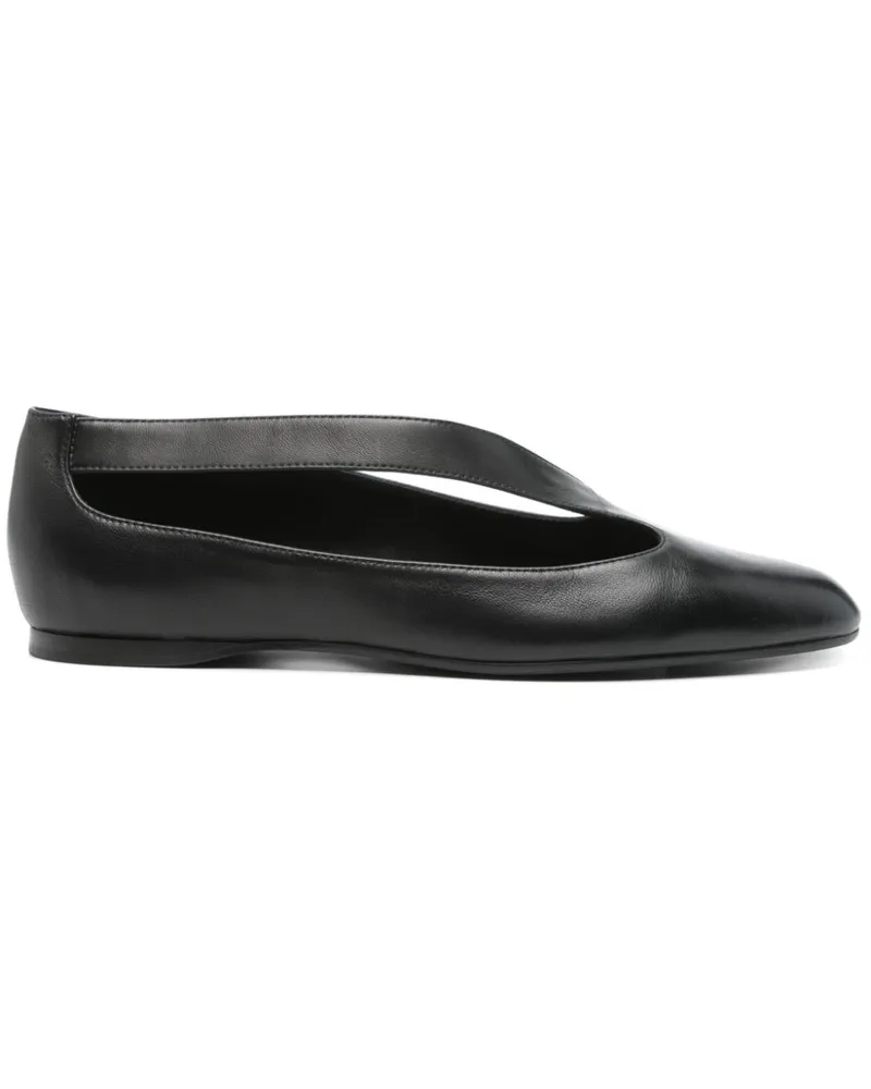 KHAITE Diana Ballerinas - Schwarz Schwarz