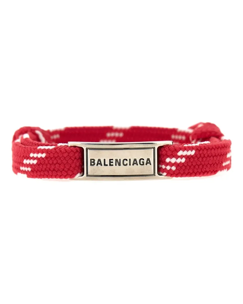 Balenciaga Gewebtes Cargo Armband - Silber Silber