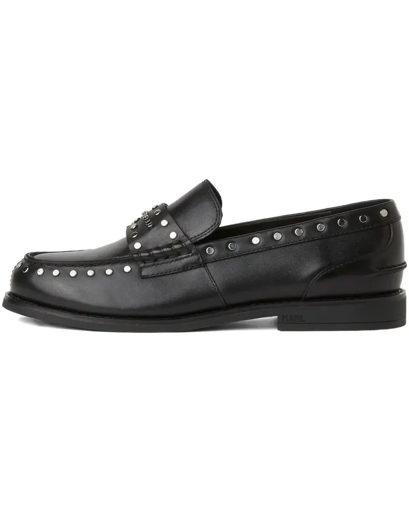 Karl Lagerfeld Loafer mit Nieten - Schwarz Schwarz