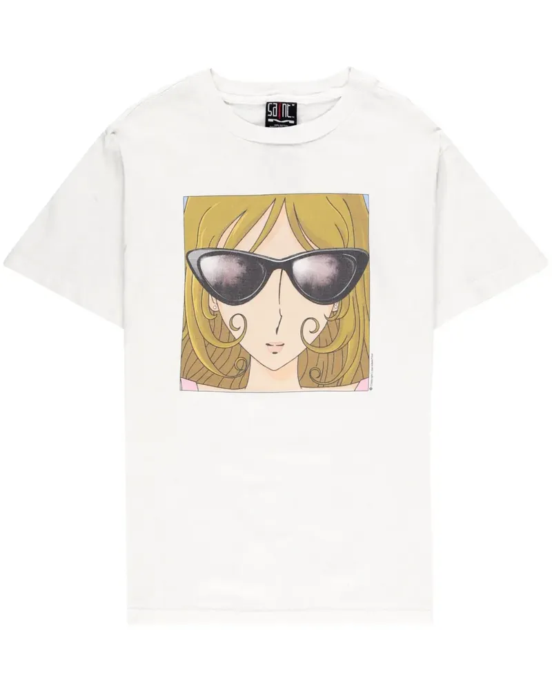 SAINT MXXXXXX T-Shirt mit grafischem Print - Weiß Weiß