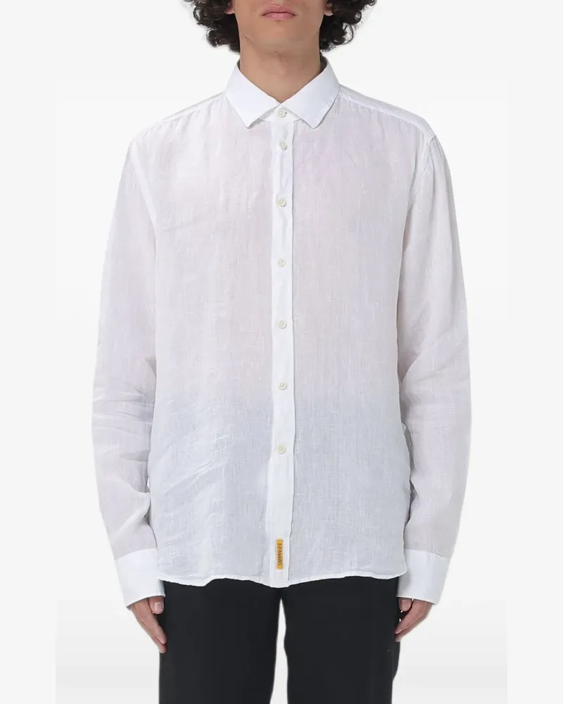 B.D. Baggies long-sleeve button-down shirt - Weiß Weiß