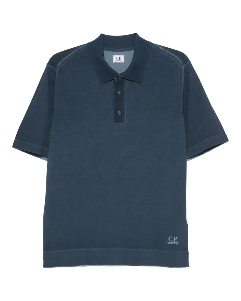 C.P. Company buttoned polo shirt - Blau Blau