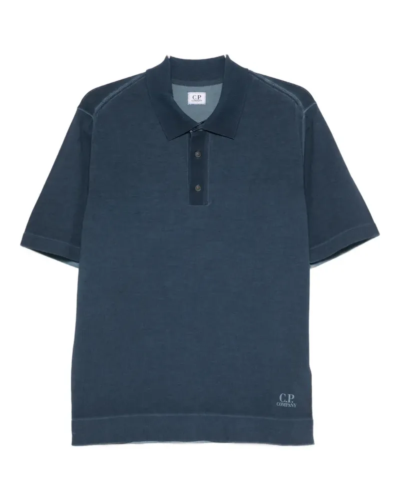 C.P. Company buttoned polo shirt - Blau Blau