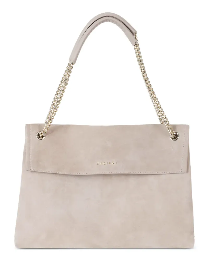 Orciani Venus suede tote bag - Nude Nude