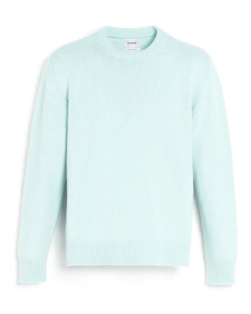 Barrie Kaschmirpullover mit Distelmotiv - Blau Blau