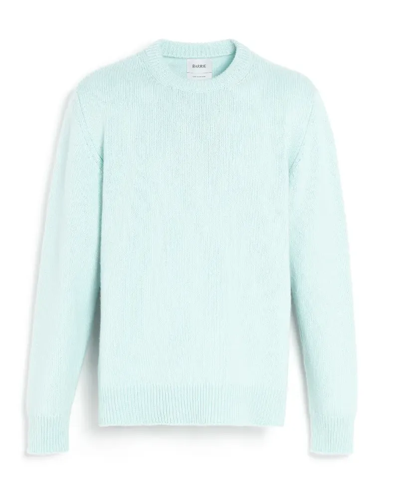 Barrie Kaschmirpullover mit Distelmotiv - Blau Blau