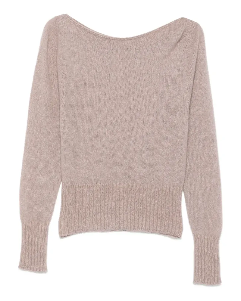 Tom Ford Pullover mit U-Boot-Ausschnitt - Nude Nude