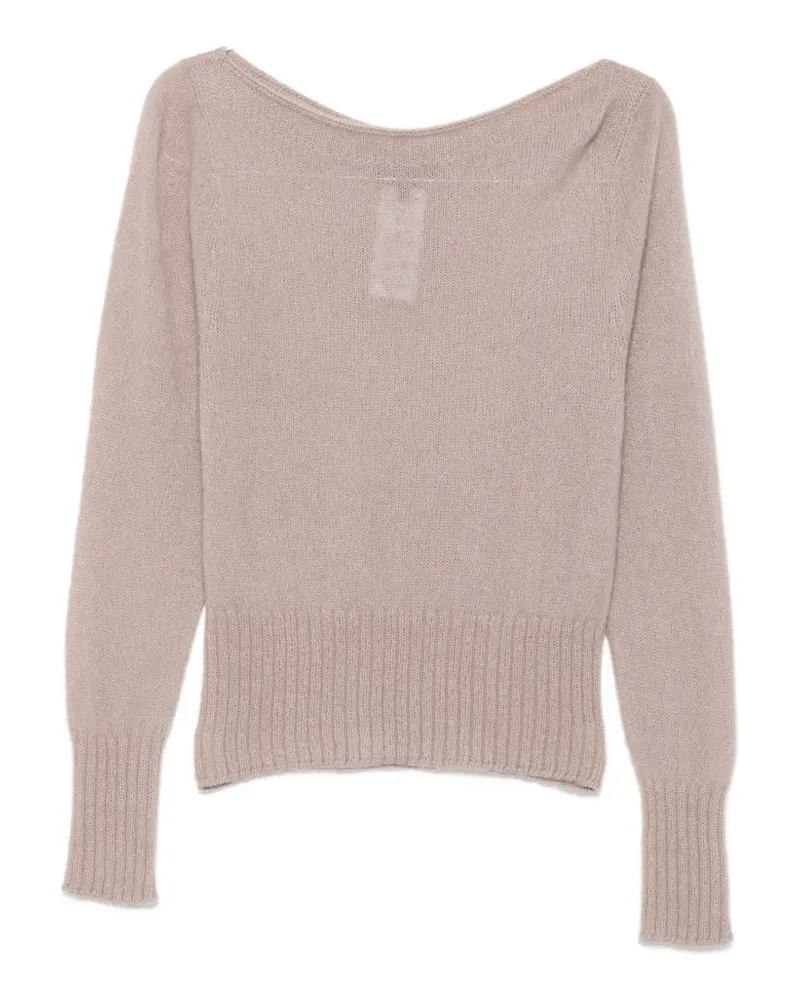 Tom Ford boat-neck sweater - Nude Nude