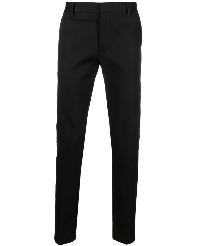 Emporio Armani Chino mit Bügelfalten - Schwarz Schwarz