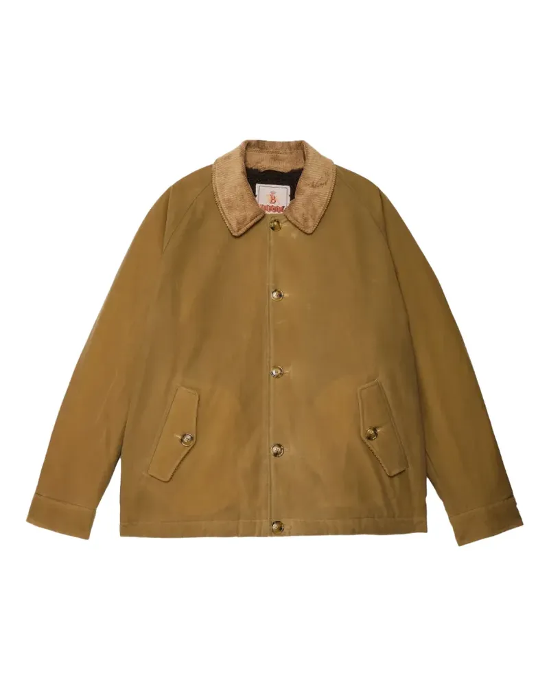 Baracuta Jeansjacke mit Cordkragen - Braun Braun