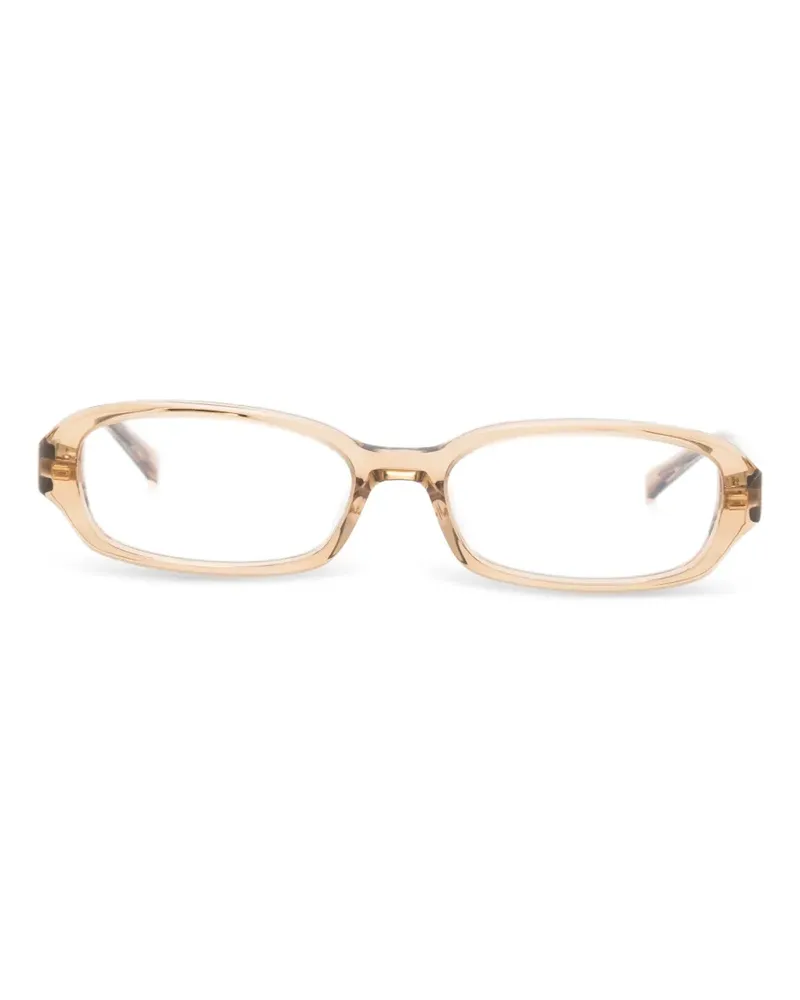 Saint Laurent Erin Brille mit eckigem Gestell - Braun Braun