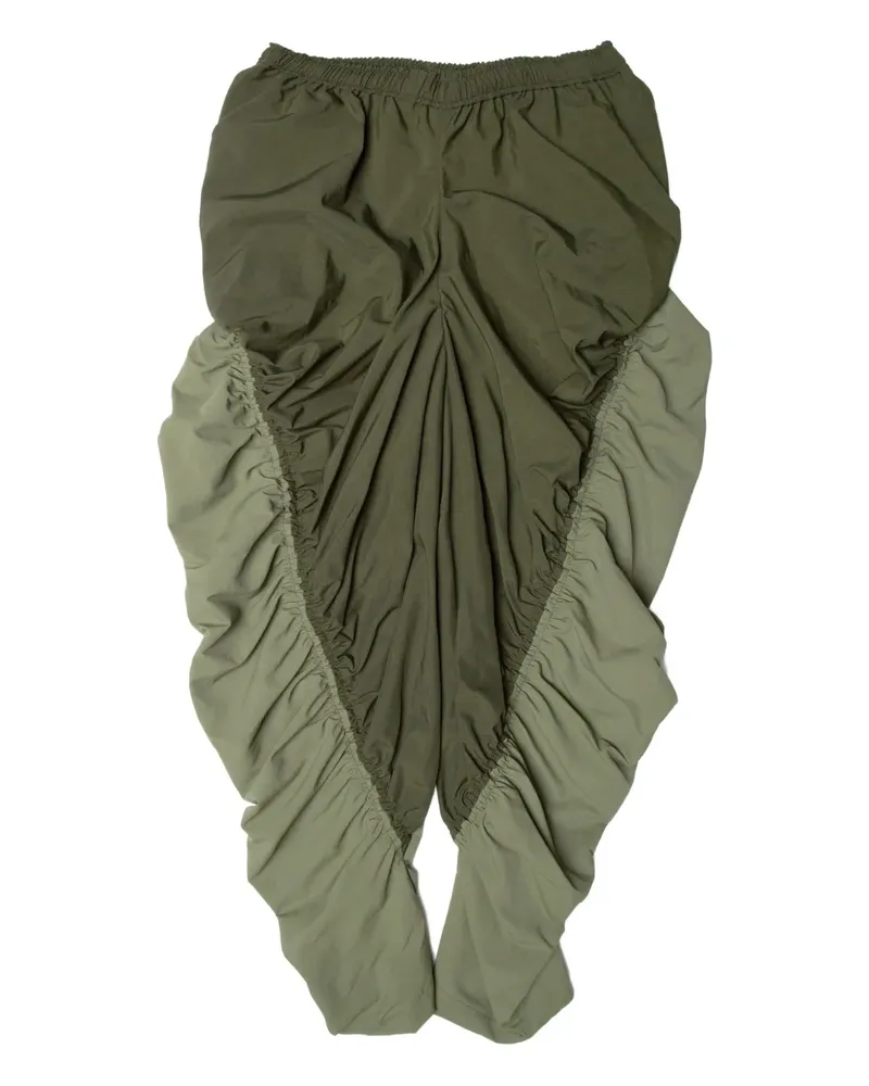 Yoshio Kubo Geraffte Hose - Grün Grün