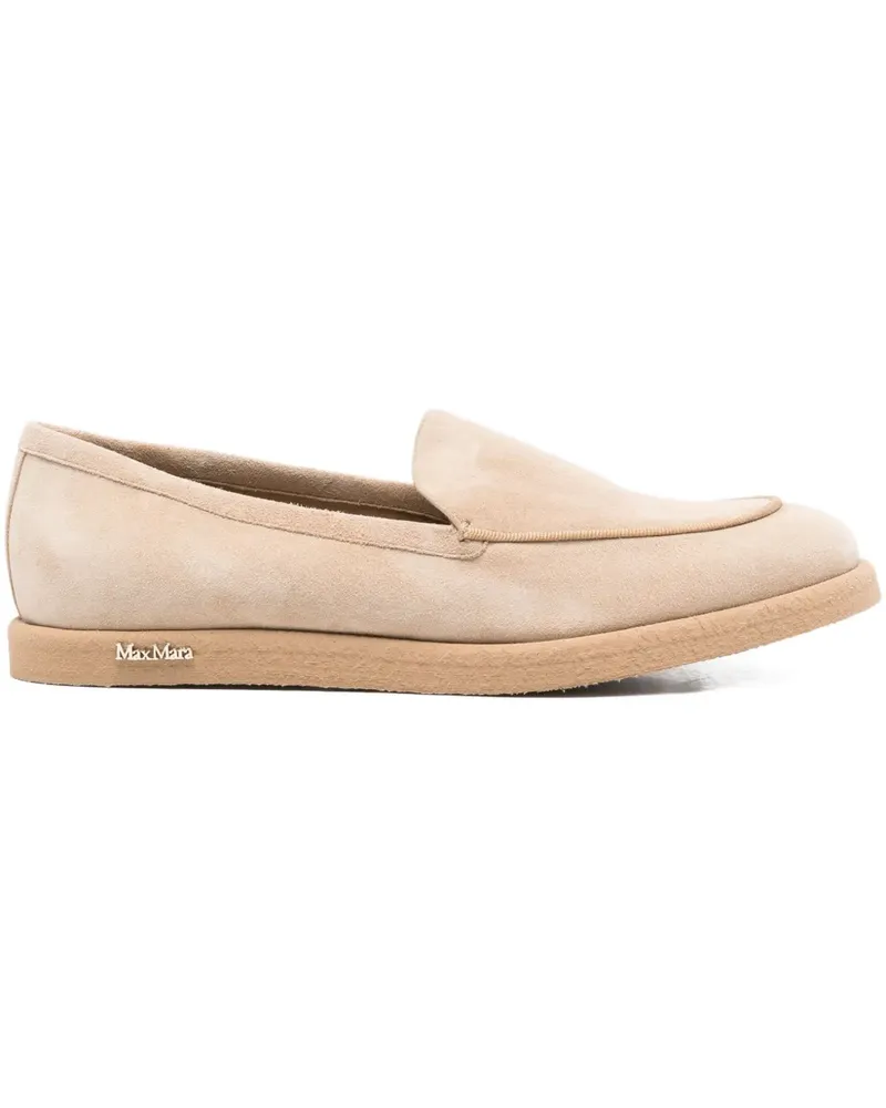Max Mara Loafer aus Wildleder - Braun Braun