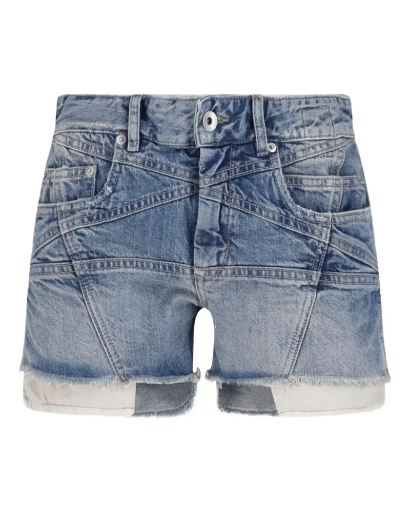 DRKSHDW by Rick Owens Jeans-Shorts mit Einsätzen - Blau Blau
