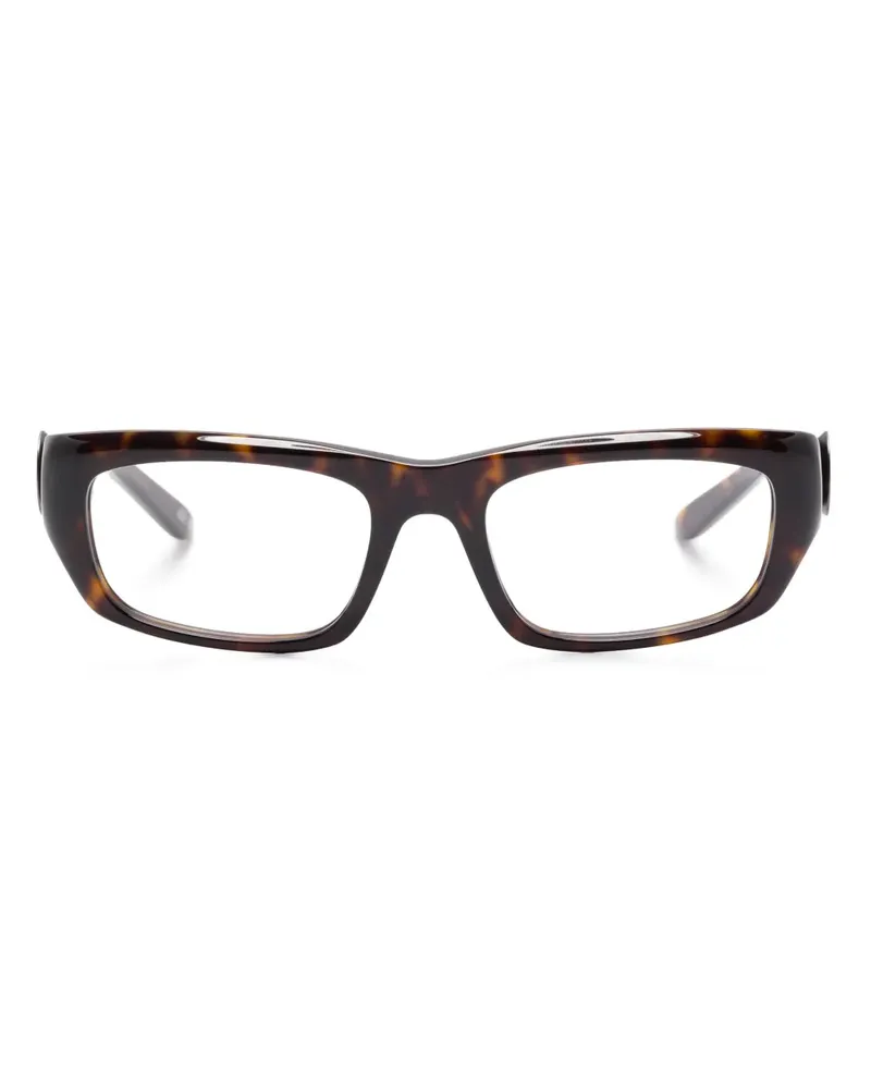 Balenciaga Brille mit eckigem Gestell - Braun Braun