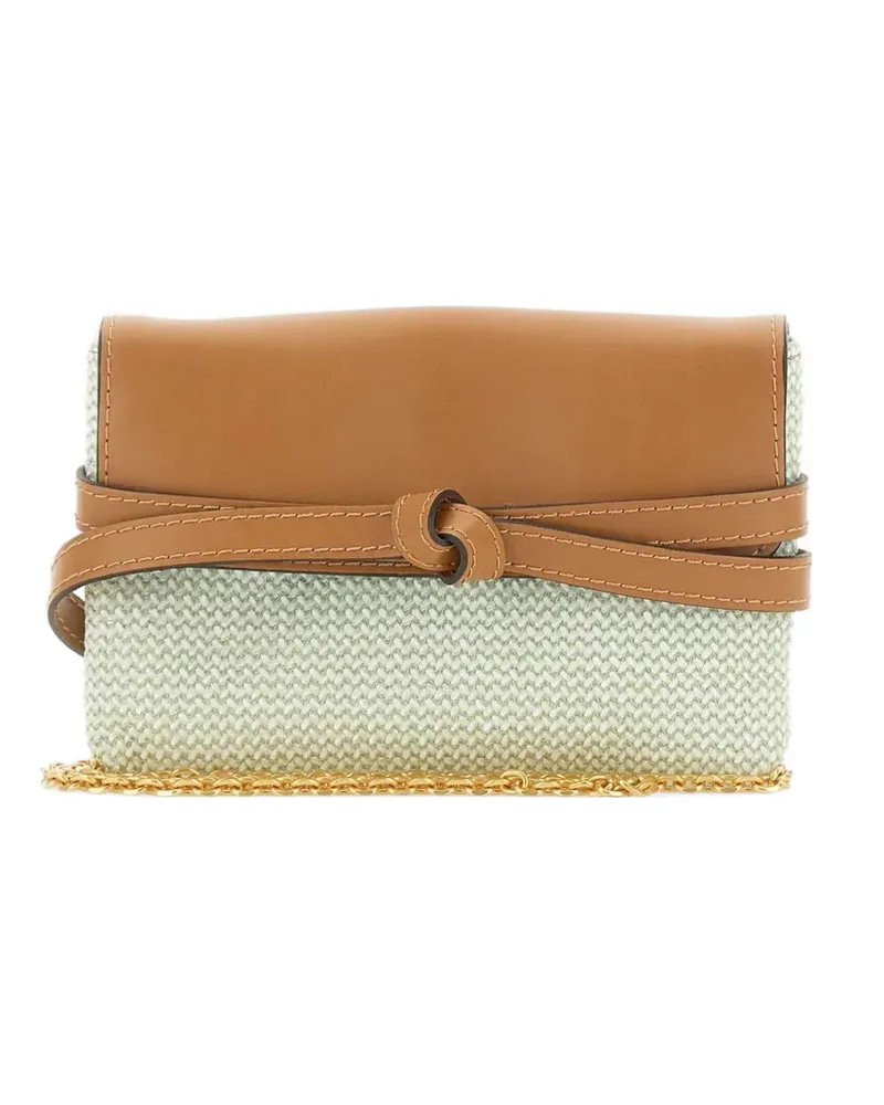 Gianni Chiarini Belty knot-detail clutch bag - Grün Grün