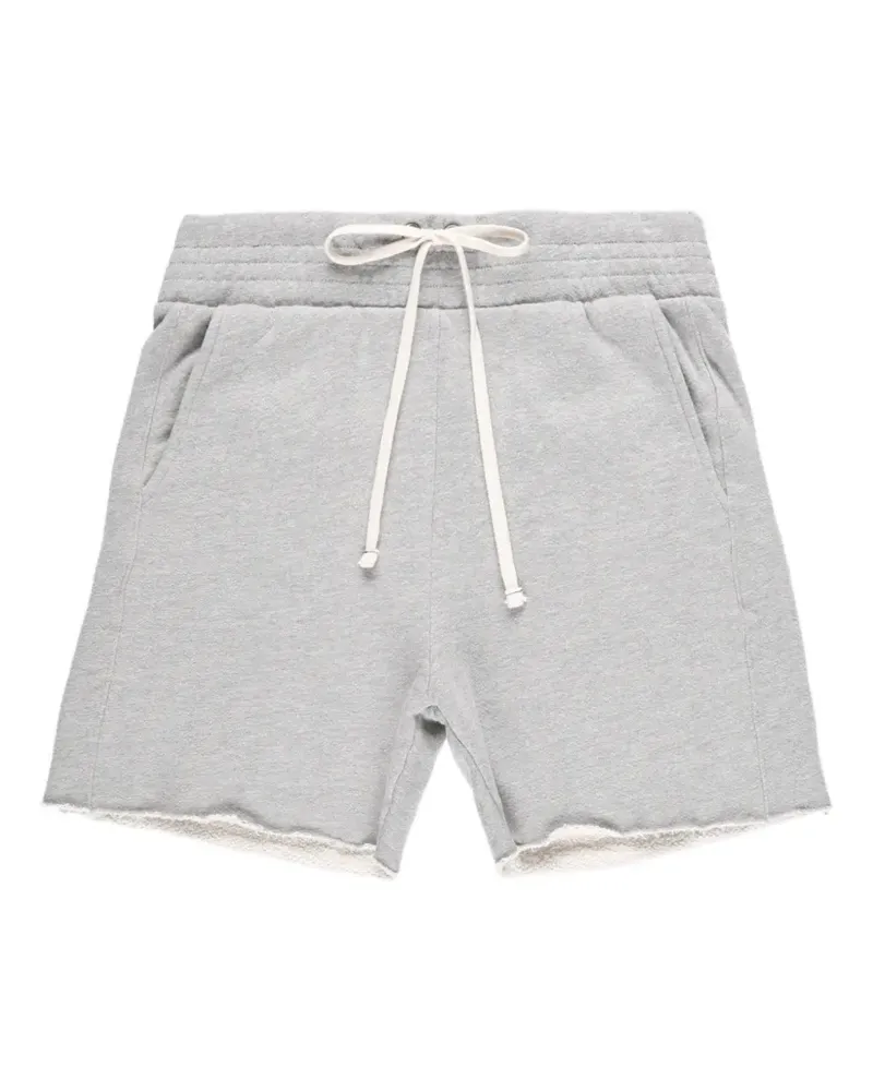 LES TIEN Yacht raw-edge shorts - Grau Grau