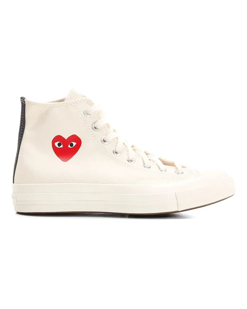 Comme des Garçons x Converse Chuck Taylor All Star heart-print sneakers - Weiß Weiß