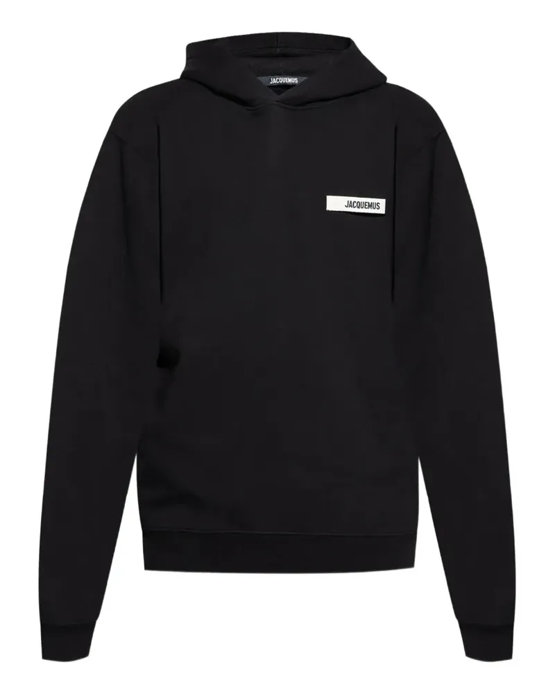 Jacquemus The Gros Grain Hoodie - Schwarz Schwarz
