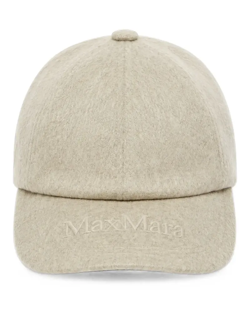 Max Mara logo-embroidered baseball cap - Nude Nude