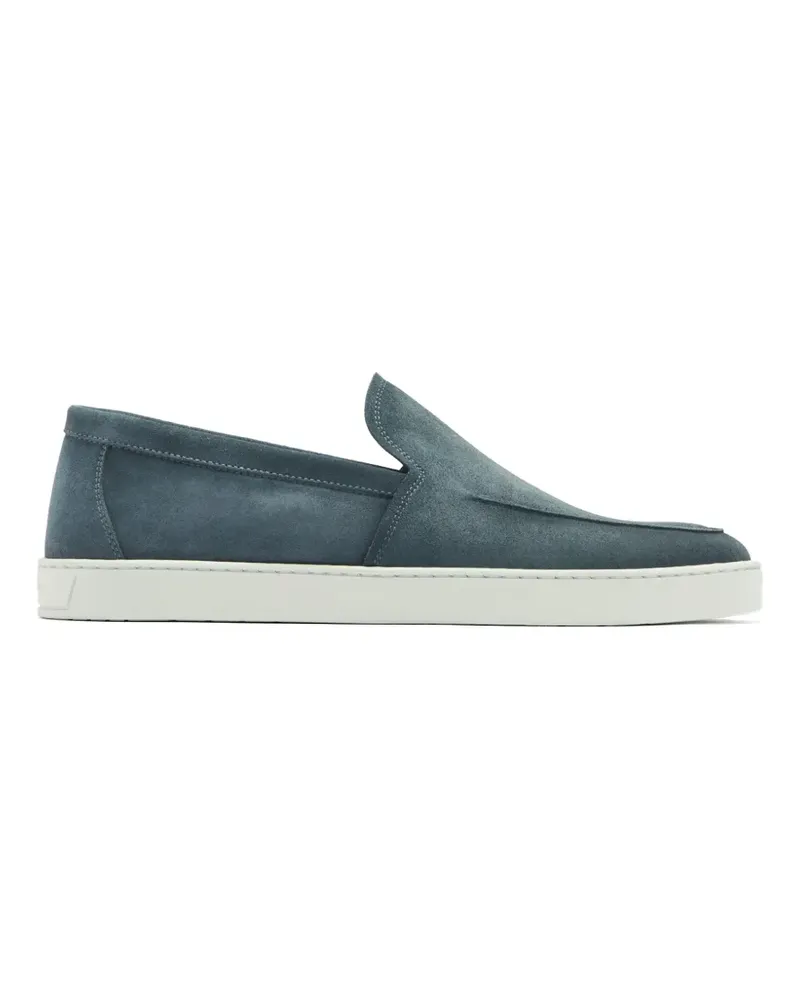 Magnanni suede slip-on loafers - Blau Blau