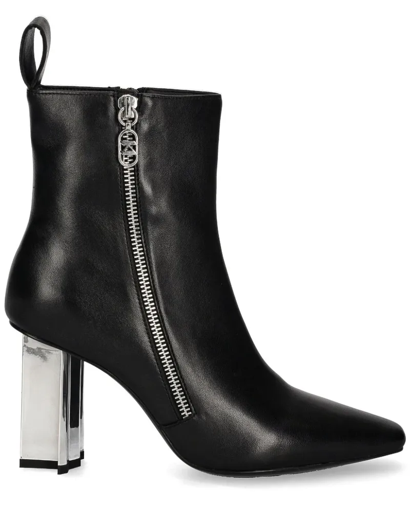 Karl Lagerfeld Stiefeletten aus Leder - Schwarz Schwarz