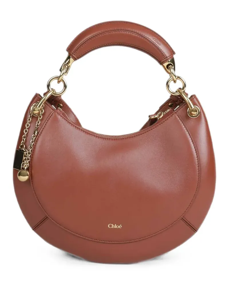 Chloé small Banana leather tote bag - Braun Braun