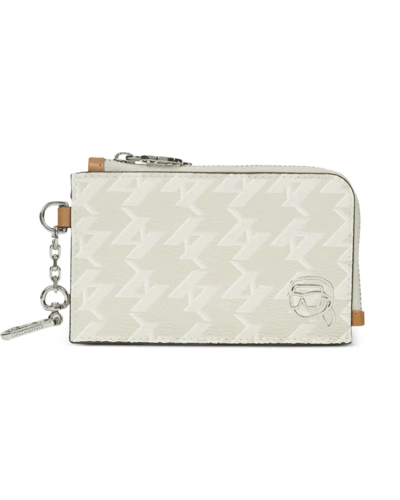 Karl Lagerfeld Ikon Monogram wallet - Nude Nude