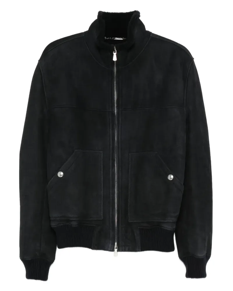 Eleventy Bomberjacke mit Reißverschluss - Blau Blau