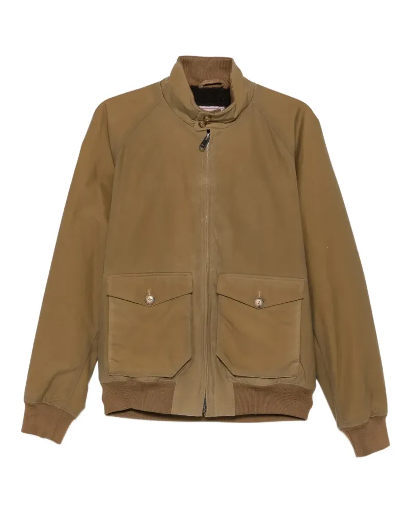Baracuta G9 waxed bomber jacket - Braun Braun