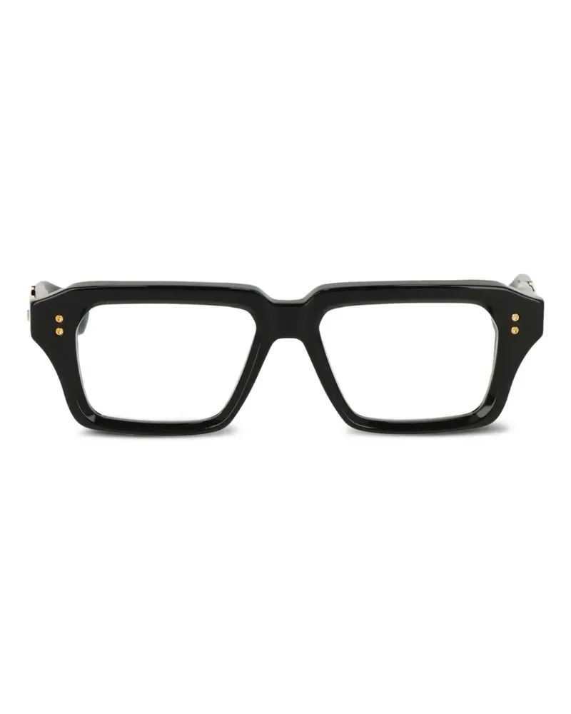 DITA Detron Brille mit eckigem Gestell - Schwarz Schwarz