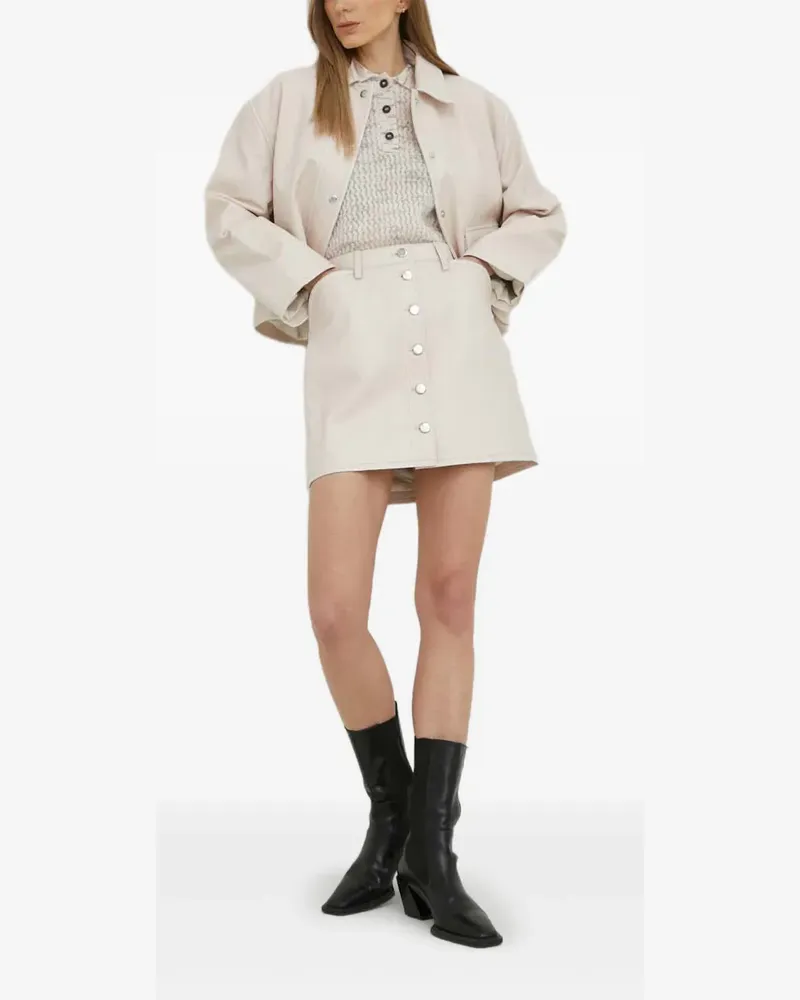 Samsøe & Samsøe Jacke mit Knöpfen - Nude Nude