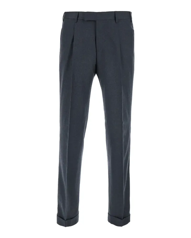 PT TORINO pleated turn-up trousers - Grau Grau