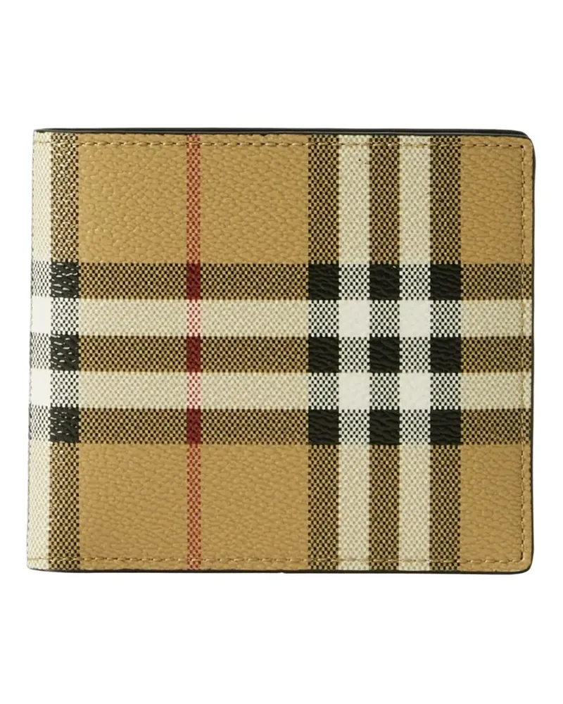 Burberry Kariertes Portemonnaie - Nude Nude