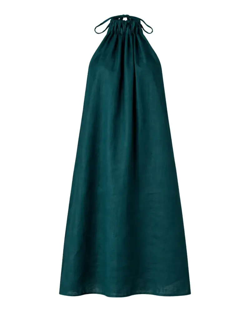 Liviana Conti Cora halter-neck gathered dress - Grün Grün