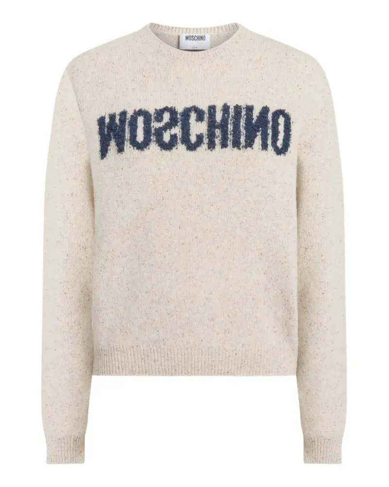 Moschino Pullover mit Logo-Detail - Weiß Weiß